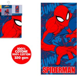 TELO MARE COTONE 100% SPIDERMAN